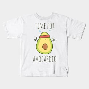 Time For Avocardio Kids T-Shirt